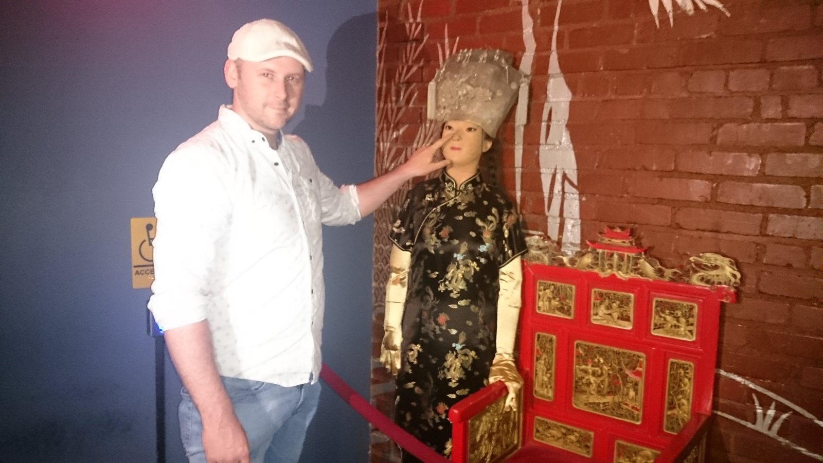 Stephen Presley at Grauman's Chinese Theatre, Hollywood